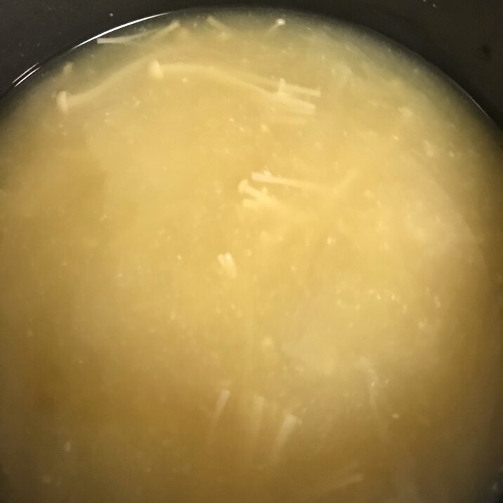 しょうが入り大根とえのきの味噌汁